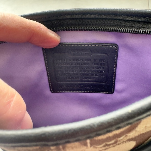 Coach Brown and Black Crossbody Bag - Picture 5 of 7